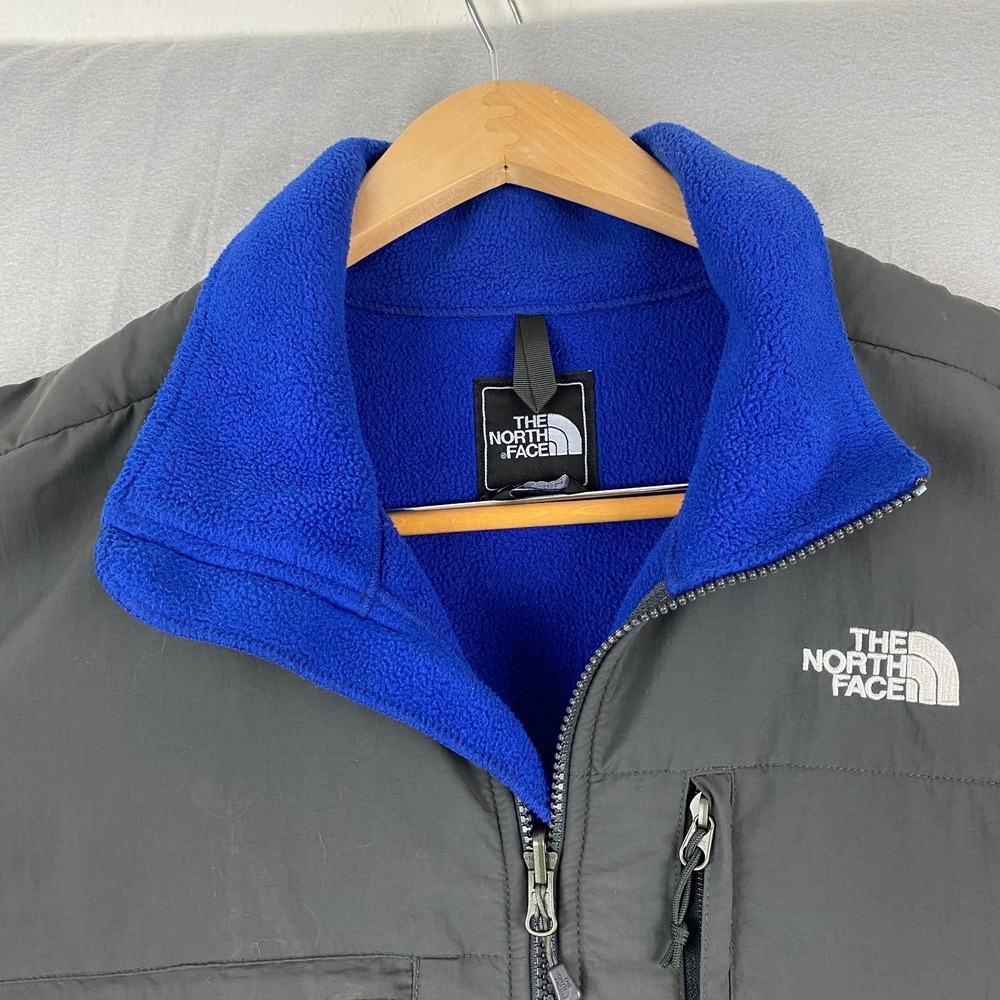 The North Face Polartec Denali Fleece Jacket Mens Large Full Zip cobalt blue - Picture 2 of 13